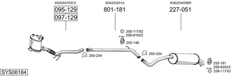 BOSAL SYS06184