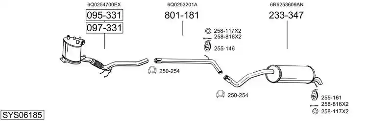 BOSAL SYS06185