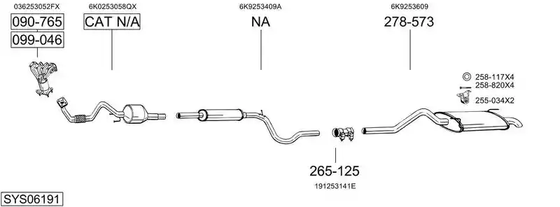 BOSAL SYS06191