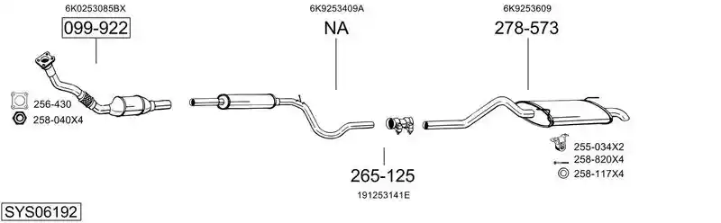 BOSAL SYS06192