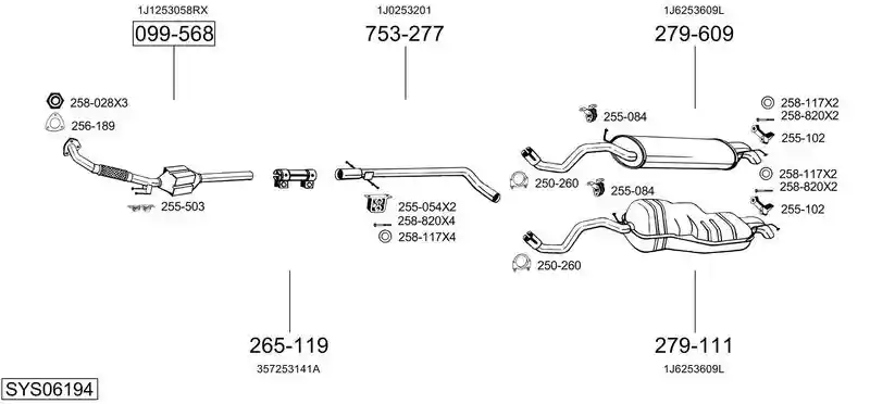 BOSAL SYS06194