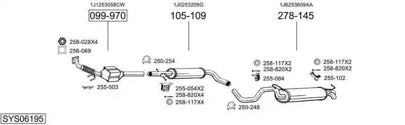 BOSAL SYS06195
