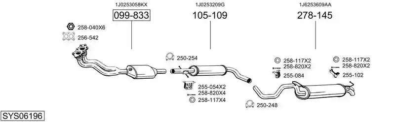 BOSAL SYS06196