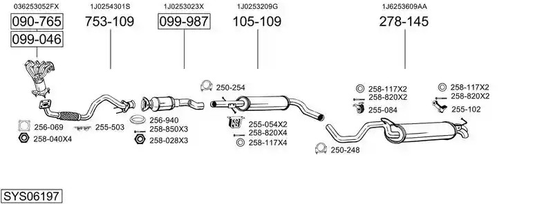 BOSAL SYS06197