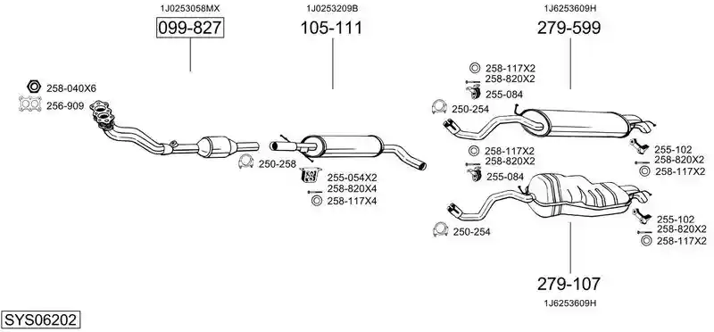 BOSAL SYS06202