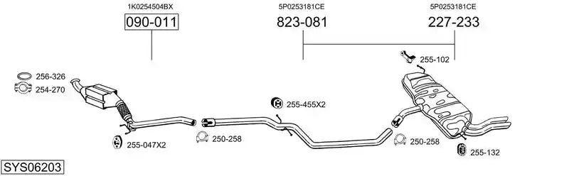 BOSAL SYS06203