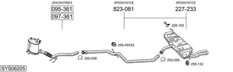 BOSAL SYS06205