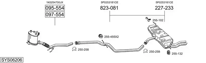 BOSAL SYS06206