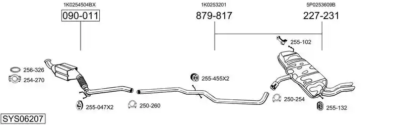 BOSAL SYS06207