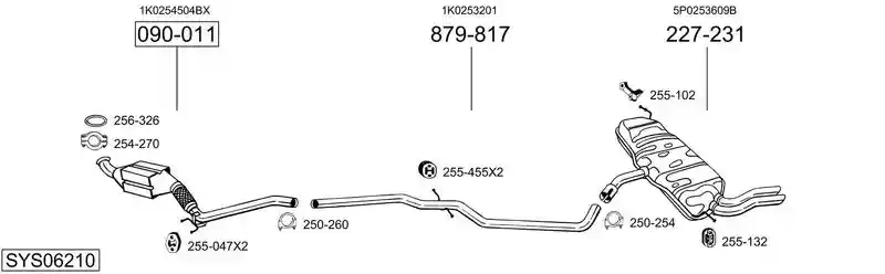 BOSAL SYS06210