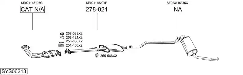 BOSAL SYS06213