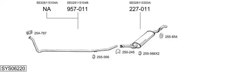 BOSAL SYS06220