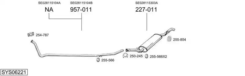 BOSAL SYS06221