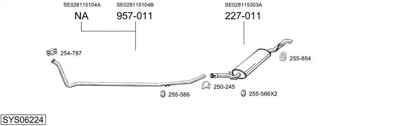 BOSAL SYS06224