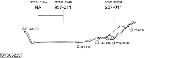 BOSAL SYS06225