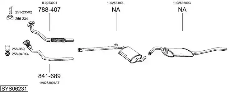 BOSAL SYS06231