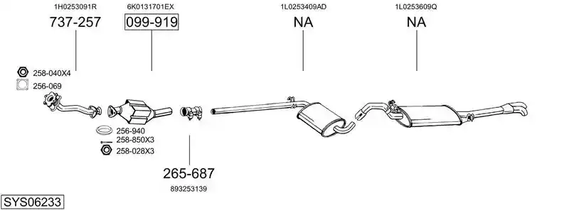 BOSAL SYS06233