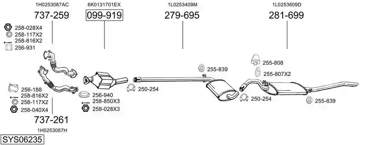 BOSAL SYS06235
