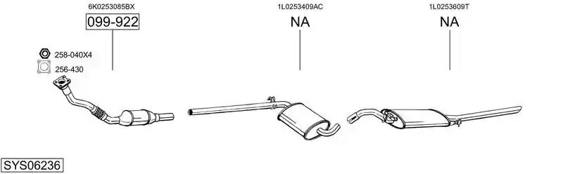 BOSAL SYS06236