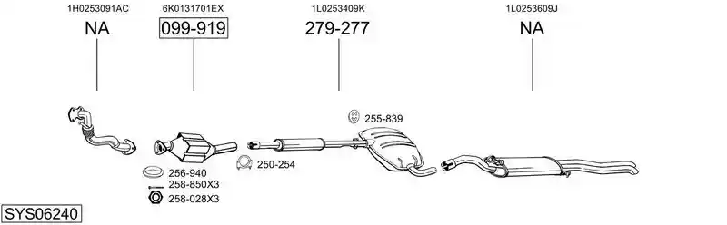 BOSAL SYS06240