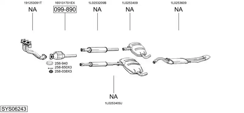 BOSAL SYS06243