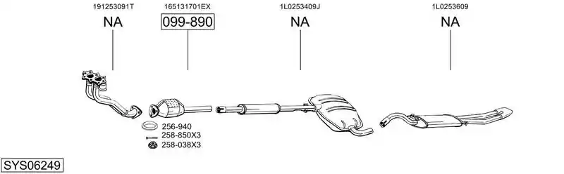 BOSAL SYS06249