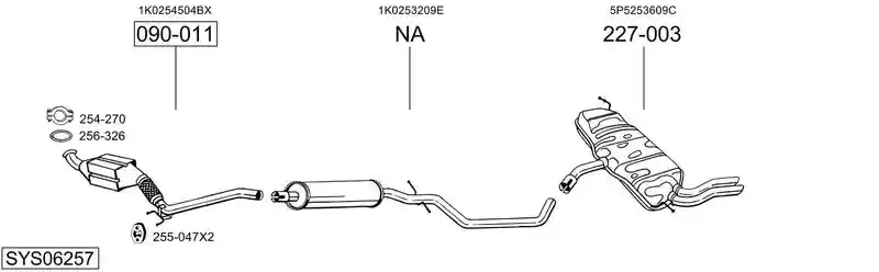 BOSAL SYS06257