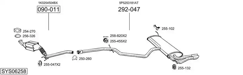 BOSAL SYS06258