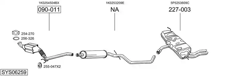 BOSAL SYS06259
