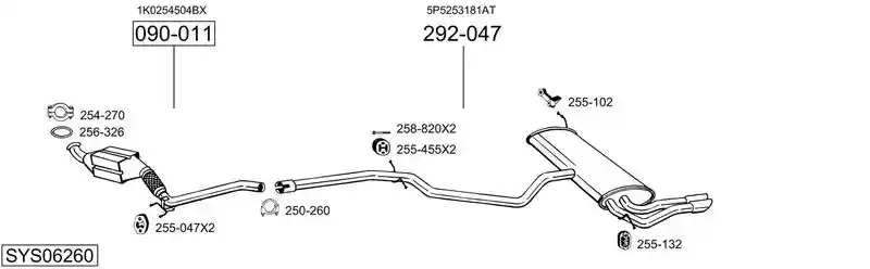 BOSAL SYS06260