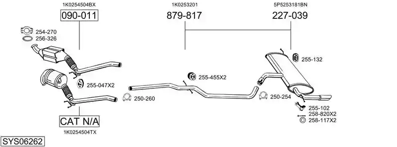 BOSAL SYS06262