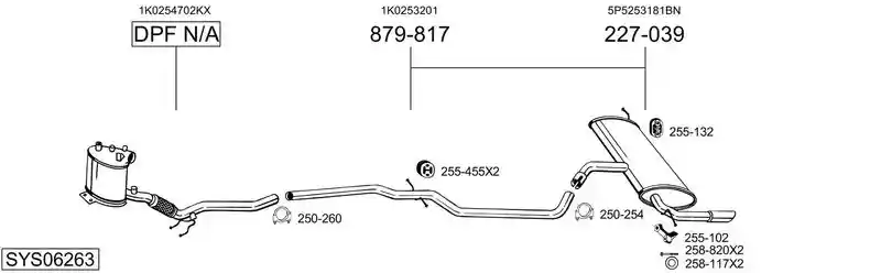 BOSAL SYS06263