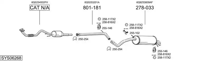 BOSAL SYS06268