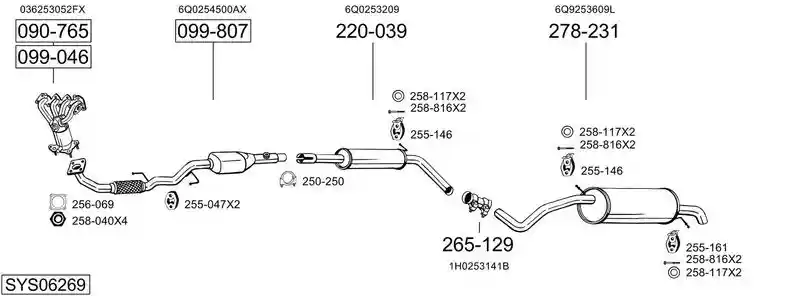 BOSAL SYS06269