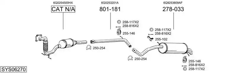 BOSAL SYS06270