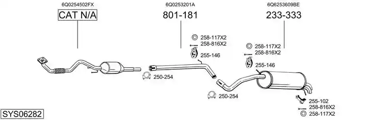 BOSAL SYS06282