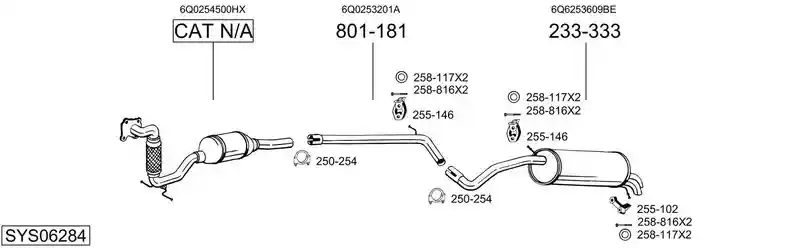 BOSAL SYS06284