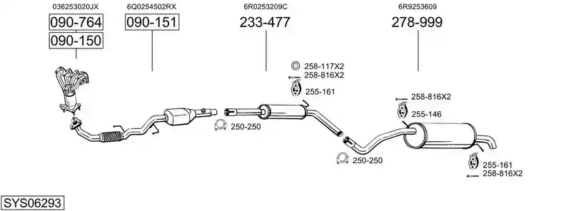 BOSAL SYS06293