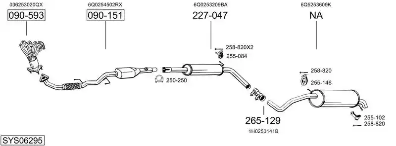 BOSAL SYS06295