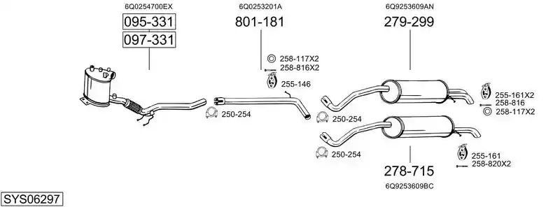 BOSAL SYS06297