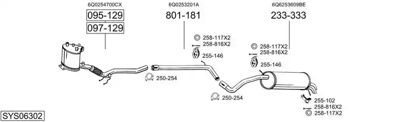 BOSAL SYS06302