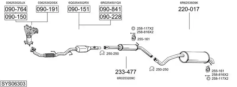 BOSAL SYS06303