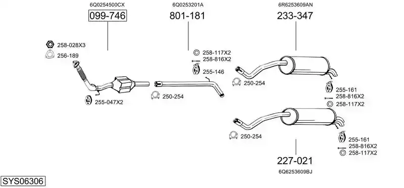 BOSAL SYS06306