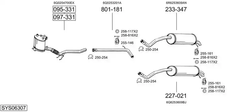 BOSAL SYS06307