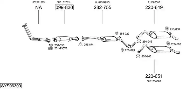 BOSAL SYS06309