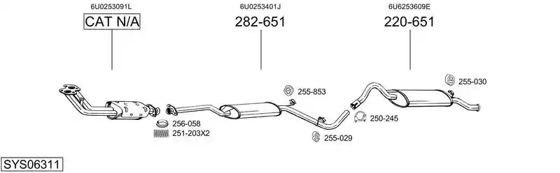 BOSAL SYS06311