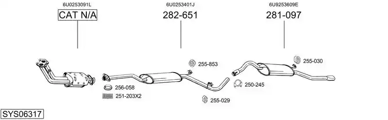 BOSAL SYS06317