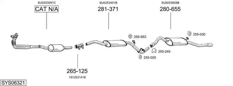 BOSAL SYS06321