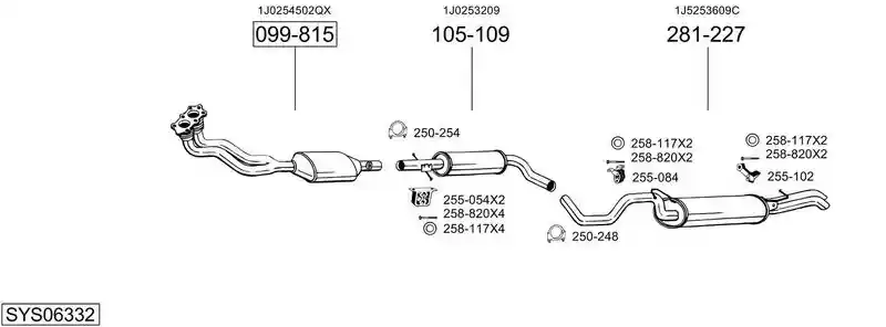 BOSAL SYS06332