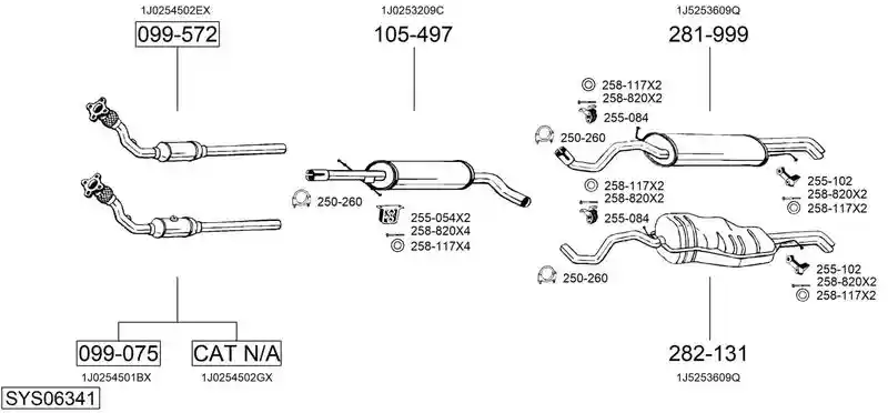 BOSAL SYS06341
